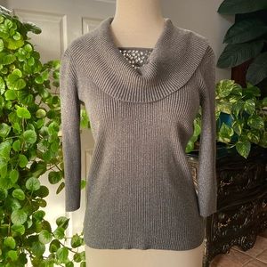 Lauren Michelle Metallic Sweater